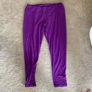 Lularoe T&C purple leggings